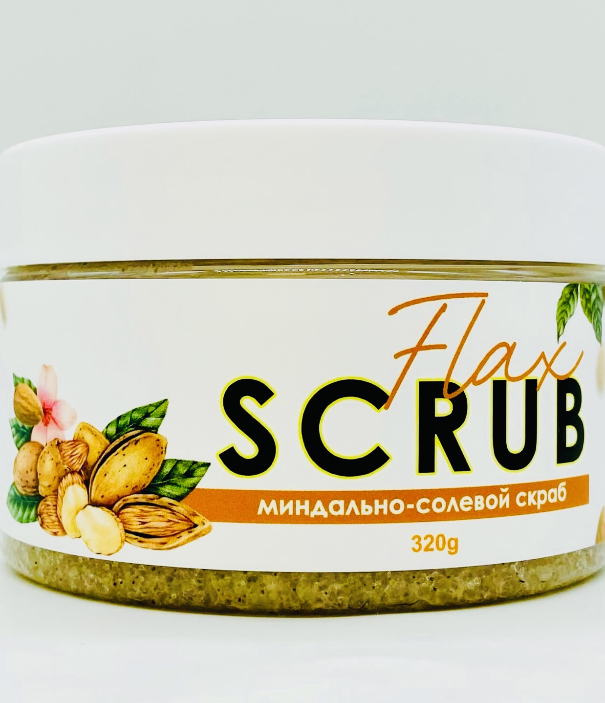 Миндально-солевой скраб для тела FlaxScrub